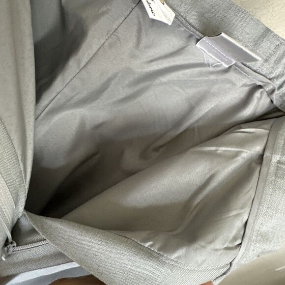 Talbots Women’s Trousers Pants Vintage Career Gray Pant Straight Legs Sz 12 - Picture 13 of 13